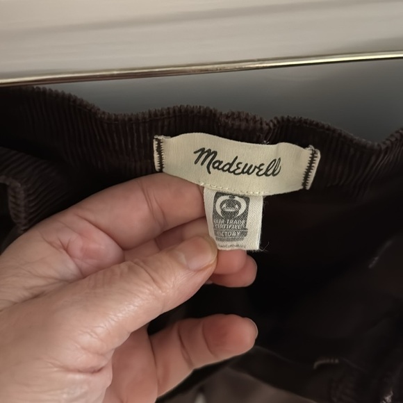 Madewell Dark Brown Flare Pants - Picture 3 of 8